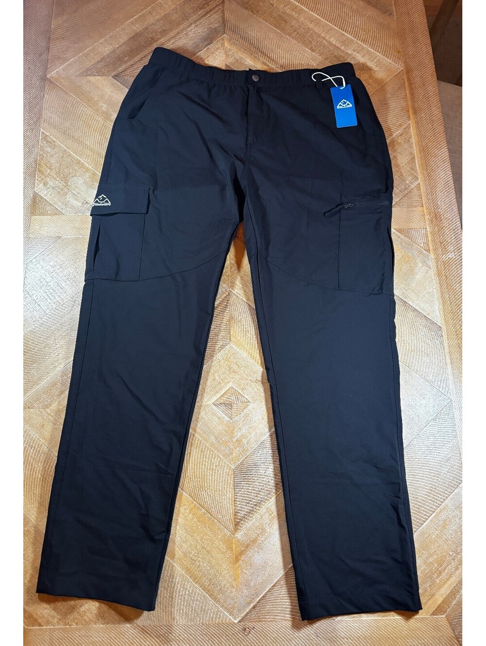 NWT OutdoorSports Women’s XL Black Stretch Hiking Cargo Pants (2008)